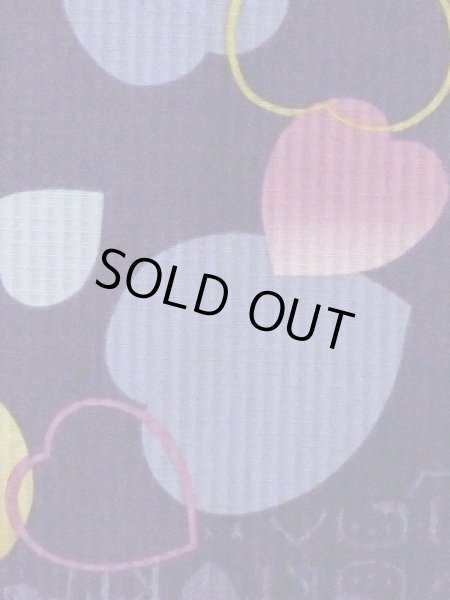 画像6: M0914D  女性用 浴衣（海外製） ハート、キティちゃん柄 綿   紺,  【中古】 【USED】 【リサイクル】 ★★☆☆☆ (6)