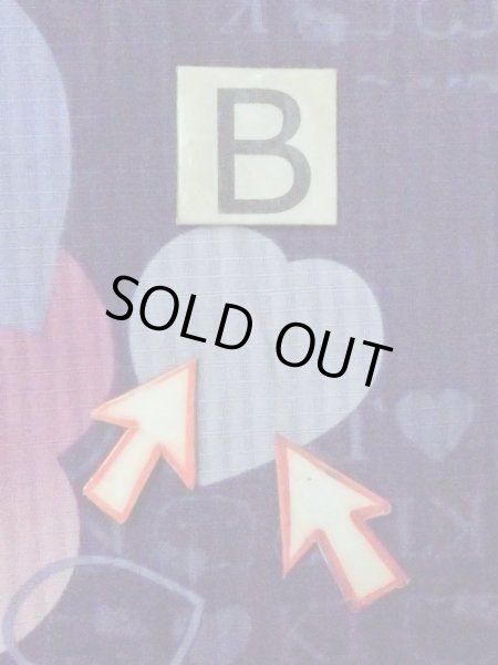 画像14: M0914D  女性用 浴衣（海外製） ハート、キティちゃん柄 綿   紺,  【中古】 【USED】 【リサイクル】 ★★☆☆☆ (14)