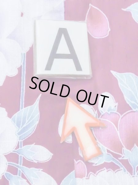 画像13: M0914J  女性用 浴衣(海外製)  綿  鮮やか 桃色, 花 【中古】 【USED】 【リサイクル】 ★★★☆☆ (13)