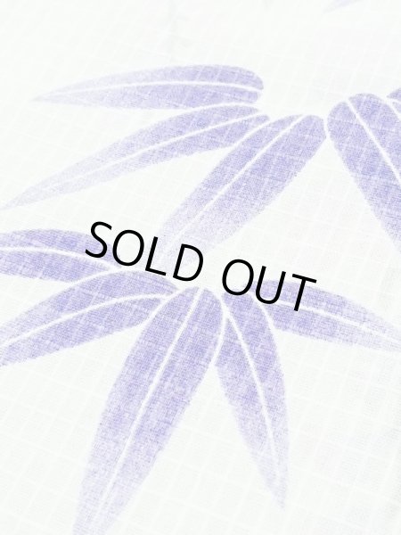 画像9: M0914L  女性用 浴衣（海外製）  綿   白, 花 【中古】 【USED】 【リサイクル】 ★★☆☆☆ (9)