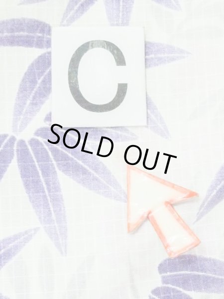 画像17: M0914L  女性用 浴衣（海外製）  綿   白, 花 【中古】 【USED】 【リサイクル】 ★★☆☆☆ (17)