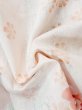 画像12: M0914O  女性用 浴衣（海外製）  綿麻 淡い 薄い 珊瑚色, 花 【中古】 【USED】 【リサイクル】 ★★★★☆ (12)