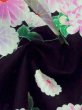 画像9: M0914R  女性用 浴衣（海外製）  綿   黒, 桜 【中古】 【USED】 【リサイクル】 ★★☆☆☆ (9)