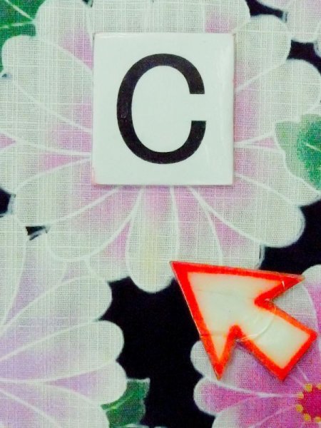 画像14: M0914R  女性用 浴衣(海外製)  綿   黒, 桜 【中古】 【USED】 【リサイクル】 ★★☆☆☆ (14)