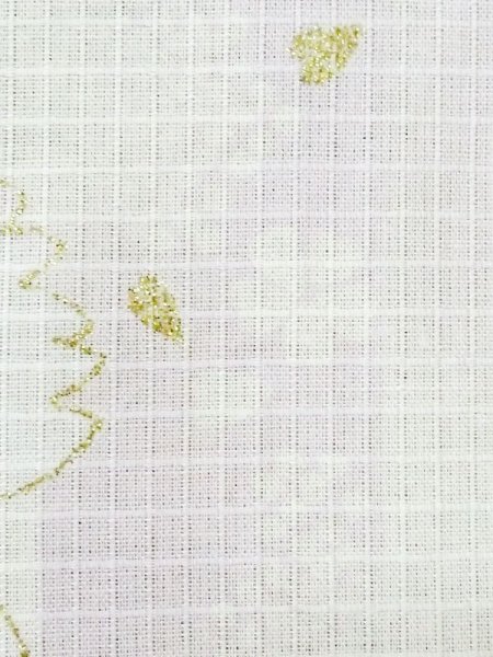 画像7: M0914U  女性用 浴衣(海外製) 金魚柄 綿   オフ ホワイト, 桜 【中古】 【USED】 【リサイクル】 ★★☆☆☆ (7)