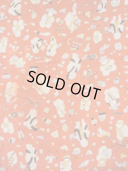 画像3: M0922A  女性用 襦袢  シルク(正絹)   赤色, 家 【中古】 【USED】 【リサイクル】 ★★★☆☆ (3)