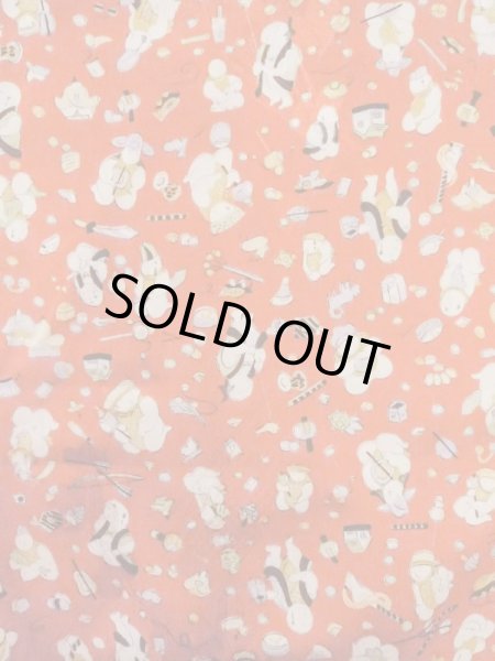 画像4: M0922A  女性用 襦袢  シルク(正絹)   赤色, 家 【中古】 【USED】 【リサイクル】 ★★★☆☆ (4)