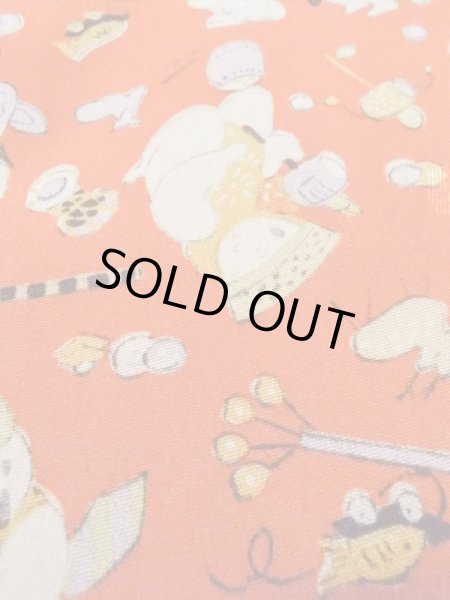 画像8: M0922A  女性用 襦袢  シルク(正絹)   赤色, 家 【中古】 【USED】 【リサイクル】 ★★★☆☆ (8)