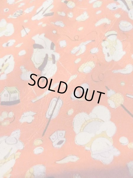 画像10: M0922A  女性用 襦袢  シルク(正絹)   赤色, 家 【中古】 【USED】 【リサイクル】 ★★★☆☆ (10)