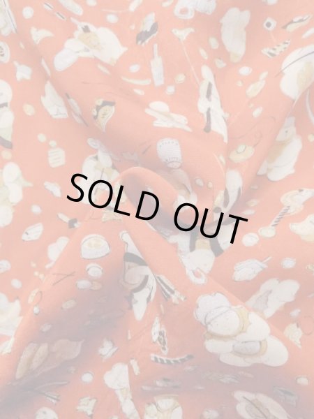 画像11: M0922A  女性用 襦袢  シルク(正絹)   赤色, 家 【中古】 【USED】 【リサイクル】 ★★★☆☆ (11)