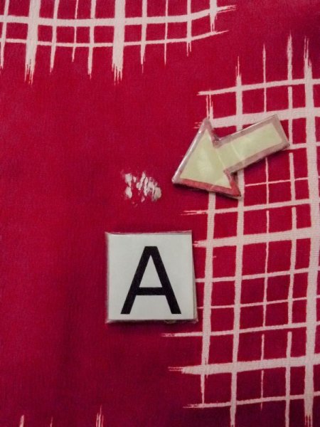 画像15: M0922B  女性用 襦袢  シルク(正絹)   アイボリー, 花 【中古】 【USED】 【リサイクル】 ★★☆☆☆ (15)