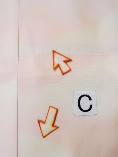 画像16: M0922F  女性用 襦袢  シルク(正絹)  淡い 桃色, 山 【中古】 【USED】 【リサイクル】 ★★☆☆☆ (16)