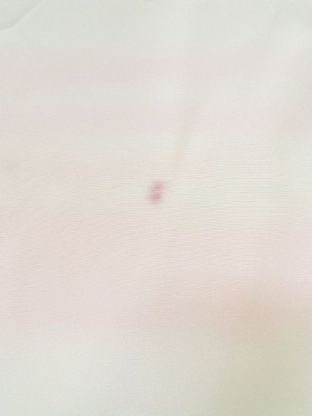 画像5: M0922G  女性用 襦袢  シルク(正絹) 淡い 薄い 白, 小さな点々 【中古】 【USED】 【リサイクル】 ★★☆☆☆ (5)