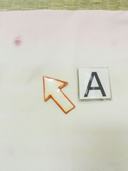 画像14: M0922G  女性用 襦袢  シルク(正絹) 淡い 薄い 白, 小さな点々 【中古】 【USED】 【リサイクル】 ★★☆☆☆ (14)