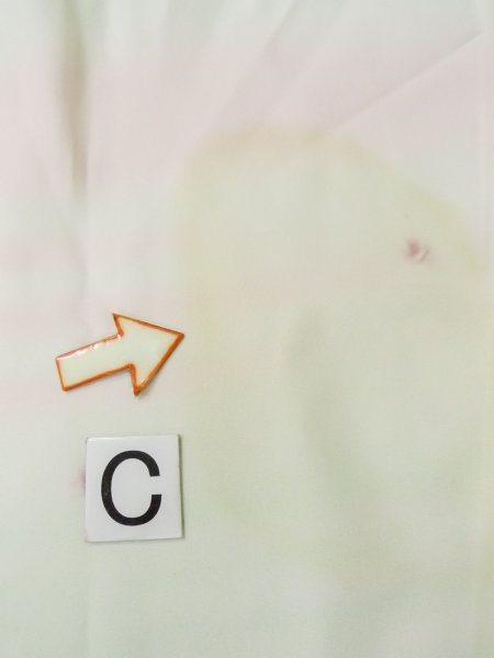 画像16: M0922G  女性用 襦袢  シルク(正絹) 淡い 薄い 白, 小さな点々 【中古】 【USED】 【リサイクル】 ★★☆☆☆ (16)