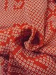 画像11: M0922H  女性用 襦袢  シルク（正絹）   赤色, 花 【中古】 【USED】 【リサイクル】 ★★★☆☆ (11)