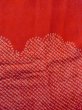 画像4: M0922I  女性用 襦袢 汚れ/染み、使用感あり シルク（正絹）   赤色, 雲 【中古】 【USED】 【リサイクル】 ★☆☆☆☆ (4)