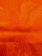 画像6: M0922J  女性用 襦袢  シルク（正絹）   橙色, 菊 【中古】 【USED】 【リサイクル】 ★☆☆☆☆ (6)