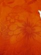 画像9: M0922J  女性用 襦袢  シルク（正絹）   橙色, 菊 【中古】 【USED】 【リサイクル】 ★☆☆☆☆ (9)