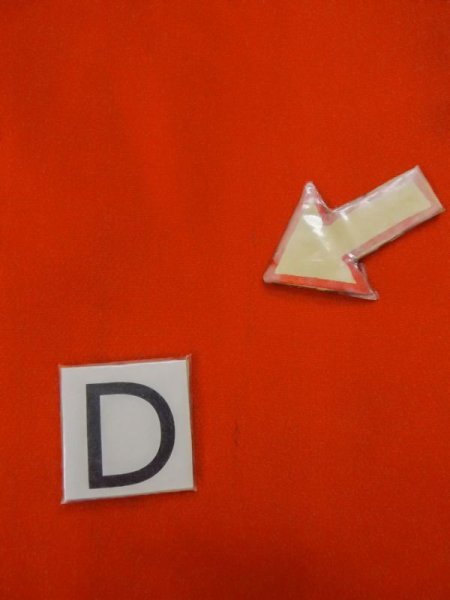 画像16: M0922K  女性用 襦袢  シルク(正絹)   赤色, 笹 【中古】 【USED】 【リサイクル】 ★★★☆☆ (16)