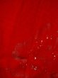 画像3: M0922L  女性用 襦袢  シルク（正絹）   赤色, 菊 【中古】 【USED】 【リサイクル】 ★★★☆☆ (3)