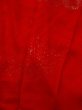 画像4: M0922L  女性用 襦袢  シルク（正絹）   赤色, 菊 【中古】 【USED】 【リサイクル】 ★★★☆☆ (4)