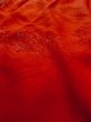 画像10: M0922L  女性用 襦袢  シルク（正絹）   赤色, 菊 【中古】 【USED】 【リサイクル】 ★★★☆☆ (10)