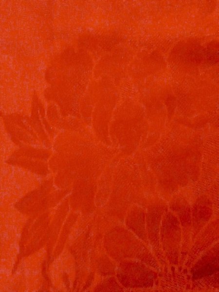 画像7: M0922R  女性用 襦袢  シルク(正絹)   赤色,  【中古】 【USED】 【リサイクル】 ★☆☆☆☆ (7)