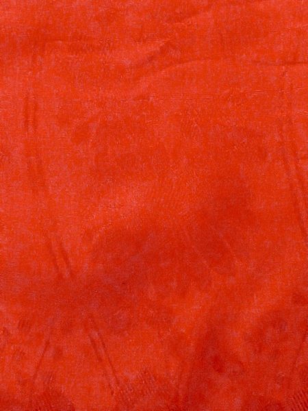 画像5: M0922T  女性用 襦袢 使用感あり、立涌 シルク(正絹)   赤色,  【中古】 【USED】 【リサイクル】 ★☆☆☆☆ (5)