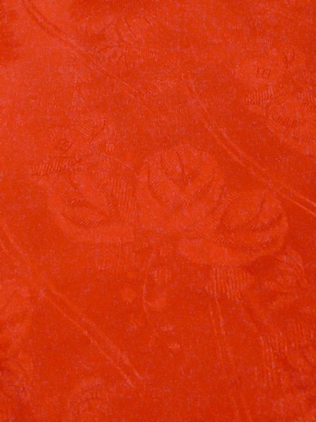 画像8: M0922T  女性用 襦袢 使用感あり、立涌 シルク(正絹)   赤色,  【中古】 【USED】 【リサイクル】 ★☆☆☆☆ (8)