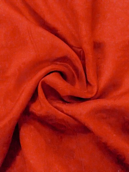 画像9: M0922T  女性用 襦袢 使用感あり、立涌 シルク(正絹)   赤色,  【中古】 【USED】 【リサイクル】 ★☆☆☆☆ (9)