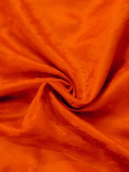 画像8: M0922W  女性用 襦袢 経年劣化、使用感あり、すそ綿入り シルク(正絹)   朱赤,  【中古】 【USED】 【リサイクル】 ★☆☆☆☆ (8)