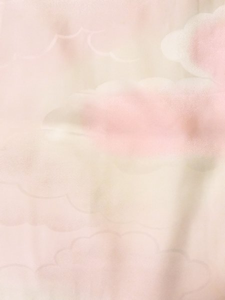 画像3: M0923B  女性用 襦袢  シルク(正絹)  薄い 桃色,  【中古】 【USED】 【リサイクル】 ★★☆☆☆ (3)