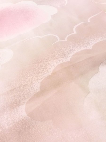 画像8: M0923B  女性用 襦袢  シルク(正絹)  薄い 桃色,  【中古】 【USED】 【リサイクル】 ★★☆☆☆ (8)