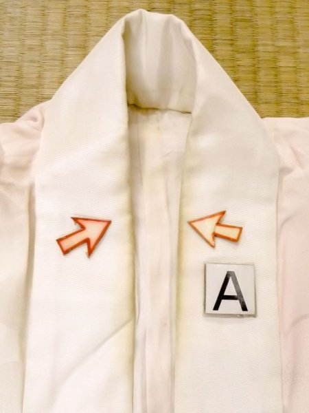 画像12: M0923B  女性用 襦袢  シルク(正絹)  薄い 桃色,  【中古】 【USED】 【リサイクル】 ★★☆☆☆ (12)