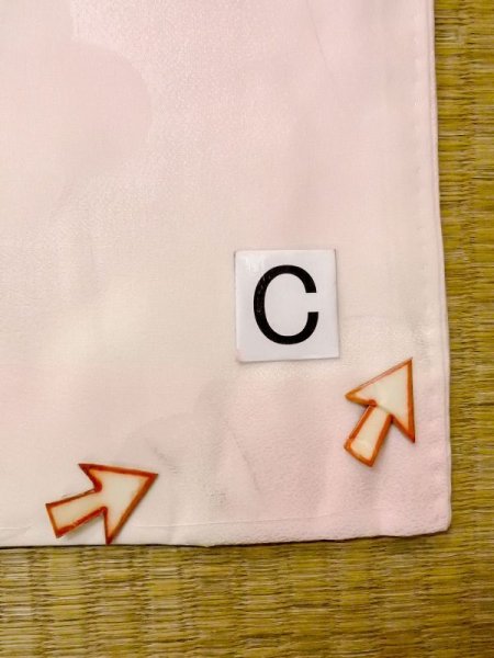 画像14: M0923B  女性用 襦袢  シルク(正絹)  薄い 桃色,  【中古】 【USED】 【リサイクル】 ★★☆☆☆ (14)