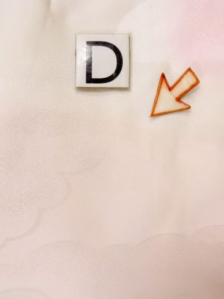 画像15: M0923B  女性用 襦袢  シルク(正絹)  薄い 桃色,  【中古】 【USED】 【リサイクル】 ★★☆☆☆ (15)