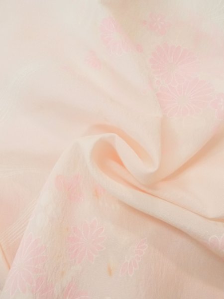 画像12: M1003D  女性用 襦袢  化繊  淡い 桃色, 花 【中古】 【USED】 【リサイクル】 ★☆☆☆☆ (12)