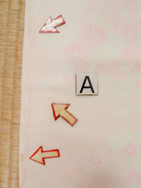 画像14: M1003D  女性用 襦袢  化繊  淡い 桃色, 花 【中古】 【USED】 【リサイクル】 ★☆☆☆☆ (14)