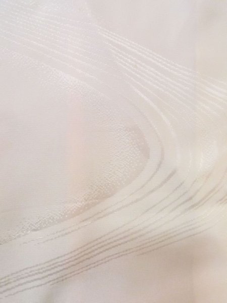 画像7: M1003G  女性用 襦袢  シルク（正絹）  淡い 桃色, 流水 【中古】 【USED】 【リサイクル】 ★★☆☆☆ (7)