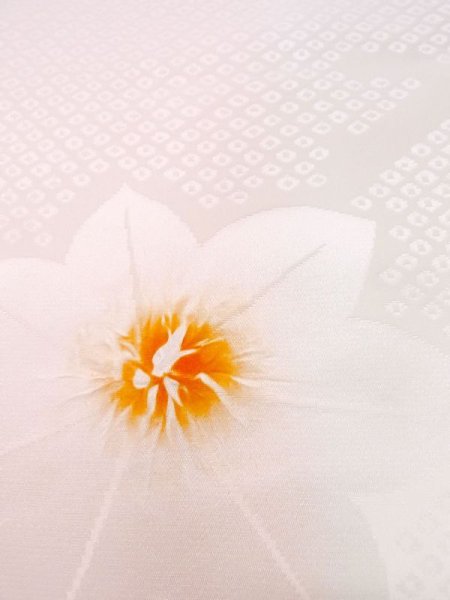 画像9: M1003H Mint  女性用 襦袢  シルク（正絹）  薄い 桃色, 花 【中古】 【USED】 【リサイクル】 ★★★★☆ (9)