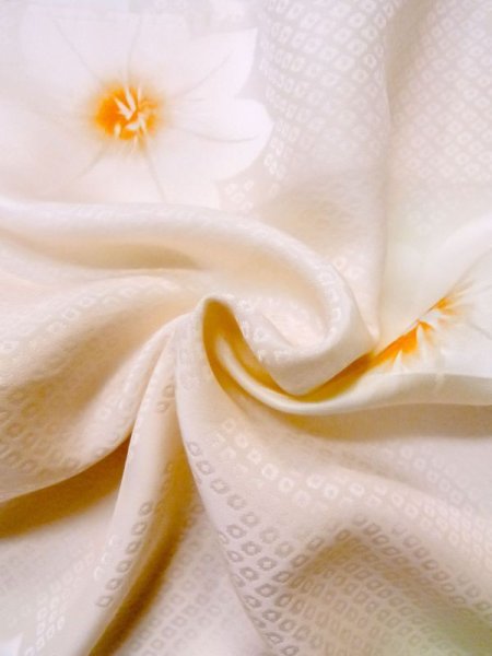 画像11: M1003H Mint  女性用 襦袢  シルク（正絹）  薄い 桃色, 花 【中古】 【USED】 【リサイクル】 ★★★★☆ (11)