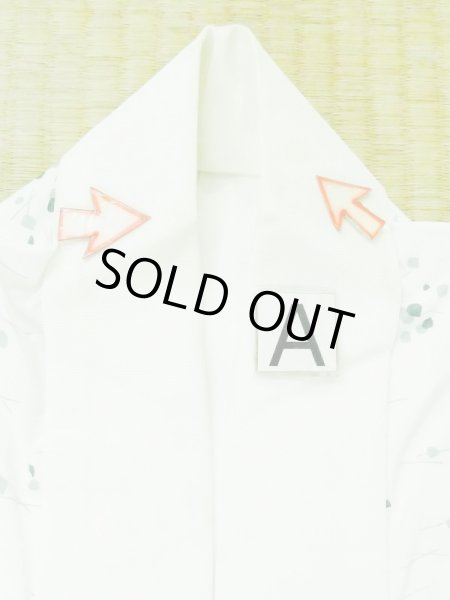 画像12: M1003Q  女性用 襦袢  化繊   白, 線 【中古】 【USED】 【リサイクル】 ★★☆☆☆ (12)