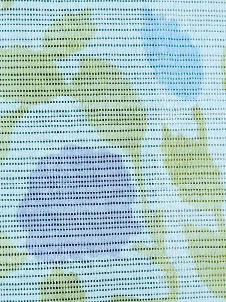 画像7: M1010A  女性用 浴衣(日本製)  綿  薄い 水色, 唐花 【中古】 【USED】 【リサイクル】 ★★☆☆☆ (7)