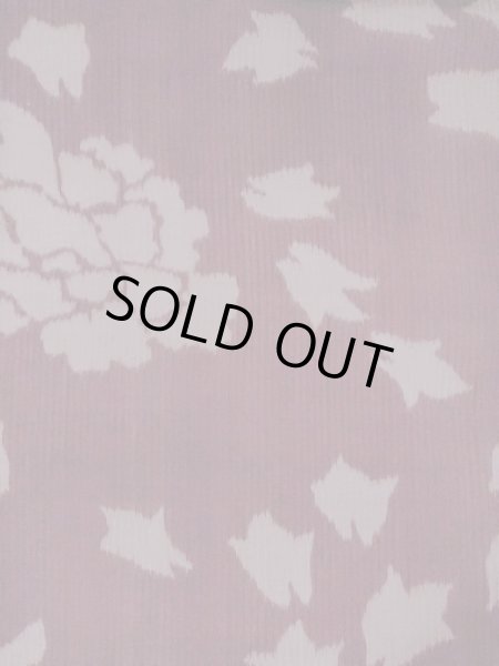 画像3: M1010C  女性用 夏物 汚れ/染み、経年劣化、使用感あり シルク（正絹）  深い 赤色, ぼたん 【中古】 【USED】 【リサイクル】 ★☆☆☆☆ (3)