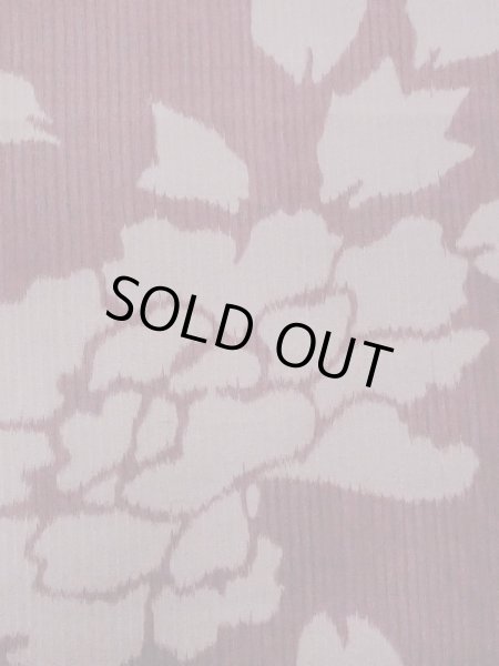 画像5: M1010C  女性用 夏物 汚れ/染み、経年劣化、使用感あり シルク（正絹）  深い 赤色, ぼたん 【中古】 【USED】 【リサイクル】 ★☆☆☆☆ (5)