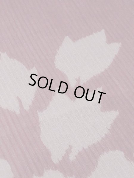 画像7: M1010C  女性用 夏物 汚れ/染み、経年劣化、使用感あり シルク（正絹）  深い 赤色, ぼたん 【中古】 【USED】 【リサイクル】 ★☆☆☆☆ (7)