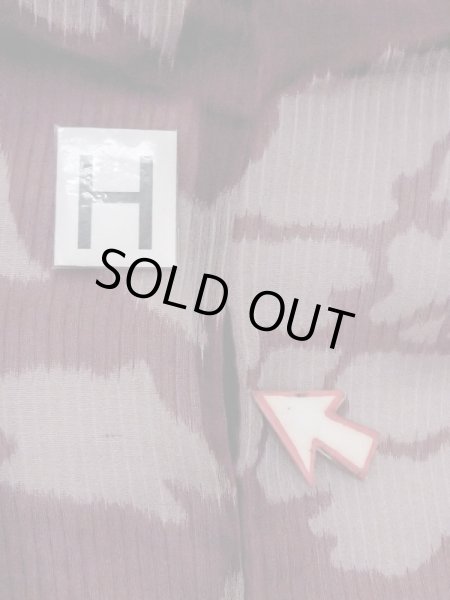 画像19: M1010C  女性用 夏物 汚れ/染み、経年劣化、使用感あり シルク（正絹）  深い 赤色, ぼたん 【中古】 【USED】 【リサイクル】 ★☆☆☆☆ (19)