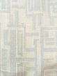 画像4: M1010E  女性用 単衣  シルク（正絹）   オフ　ホワイト, 幾何学模様 【中古】 【USED】 【リサイクル】 ★★★☆☆ (4)