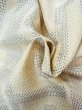 画像12: M1010E  女性用 単衣  シルク（正絹）   オフ　ホワイト, 幾何学模様 【中古】 【USED】 【リサイクル】 ★★★☆☆ (12)